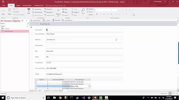 Church Database In Access Part 8 - Creating A Simple Form