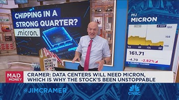 Micron is finally getting credit for the business it will see from the AI data center boom: Cramer