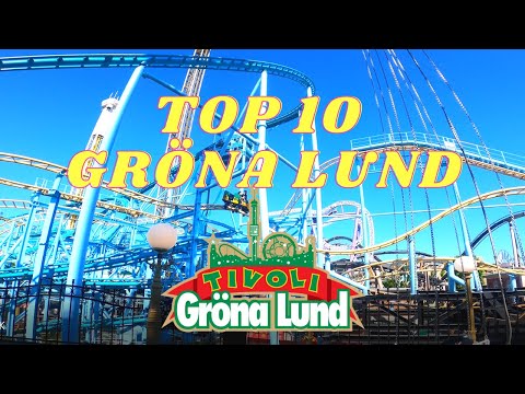 TOP 10 COASTER GRÖNA LUND 4K (COASTER & ATTRACTIONS)