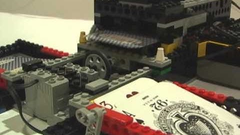 Lego Mindstorms Card Sorting Machine