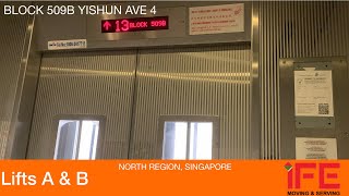 Details HDB Block 509B Yishun || IFE Elevator Guide