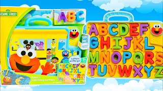 Elmo’s LEARNING LETTERS School Bus New Sesame Street Toys Compilation Videos