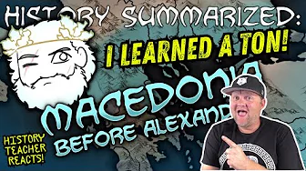 Macedonia before Alexander | Overly Sarcastic Productions | History Teacher Reacts