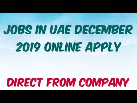 Jobs in Uae December 2019 online Apply | Yoyo Dubai Jobs | Dubai jobs for freshers 2019