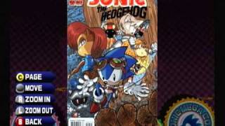 Sonic Mega Collection Walkthrough Part 2 12 - Extras Comics