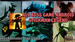 All Boss on Game Android Stickman Legend - Number 6 Very Hard Bosses screenshot 3