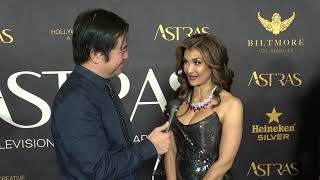 Anjali Bhimani Carpet Interview at the Astra Awards 2024