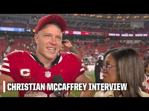 Christian McCaffrey praises ‘hungry and selfless’ 49ers team after win over Panthers | NFL on ESPN