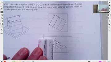 Finding the True Shape of an Oblique Surface Using AutoCAD Part 1