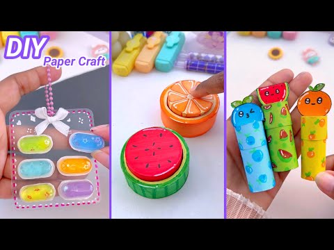 Easy Craft Ideas / DIY Miniature Crafts Idea / school hacks / how to make / mini craft / paper craft