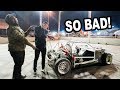 Driving Hoonigan’s SHART CART & I crash it...