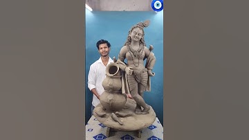 How to make Clay Krishna Idols | Makhan Chor Krishna #shorts #Krishna #gopal #making_Krishna