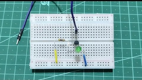 Not gate using transistor BC547