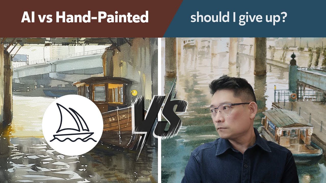 Outline Video AI vs Hand painted - should I give up?
