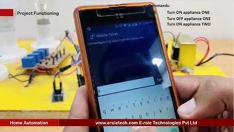 Home automation using IOT Engineering final year project