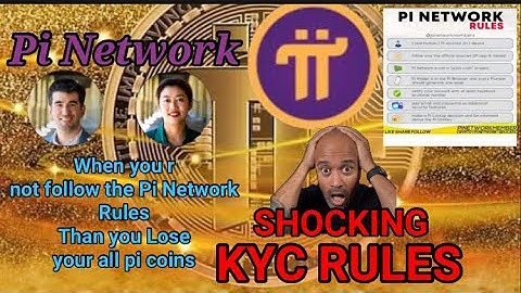 Pi Network Rules/ Pi Network KYC Rules Pi Network New Update #pinetworkcrypto #cryptocurrency