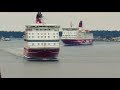 M/S Gabriella & Amorella I Mariehamn 12 Januari 2018 Viking Line