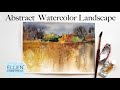 EASY Watercolor abstract Landscape