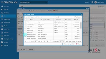CUKCUK VN Nhập kho khác
