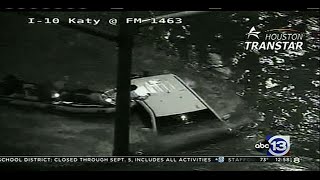 Raw: Driver Rescued From Mostly-Submerged SUV