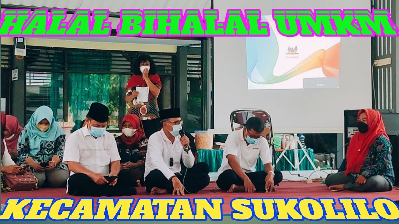 Halal Bihalal UMKM Kecamatan Sukolilo @satpolmbeling4880