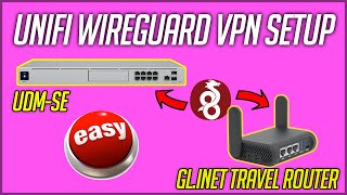 UniFi Wireguard VPN Server Setup - ft. UDM-SE and GL-iNet Slate Plus Travel Router image