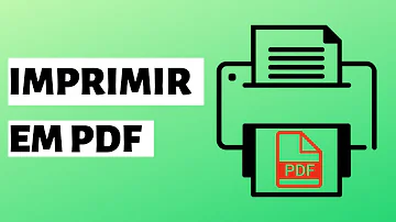 Como ter a opção de Imprimir em PDF?