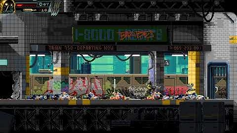 Huntdown - Area 2-2 Nadja Drago - Badass Difficulty, All Objectives , No Miss