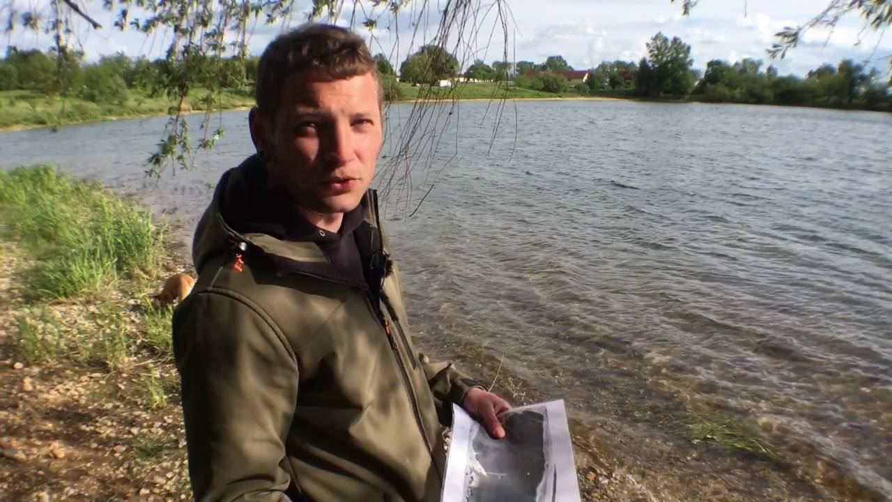 Hotspotsuche am Baggersee mit Anaconda Fish Hawk Tiefenmesser RSRBaits