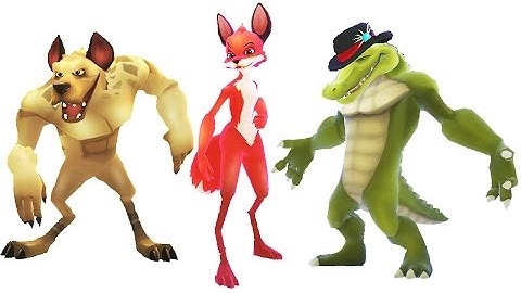 Smash Champs Game - Bear vs Gorilla vs Fox vs Tiger vs Crocodile vs Hyena | Eftsei Gaming