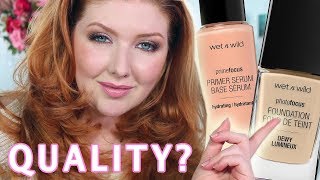 New Makeup from Wet 'N Wild | Dewy Primer \& Foundation Review
