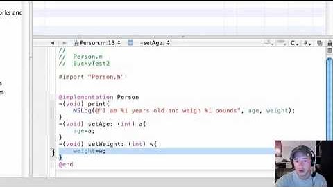 Objective C Programming Tutorial   25   Synthesized Accessor Methods   YouTube