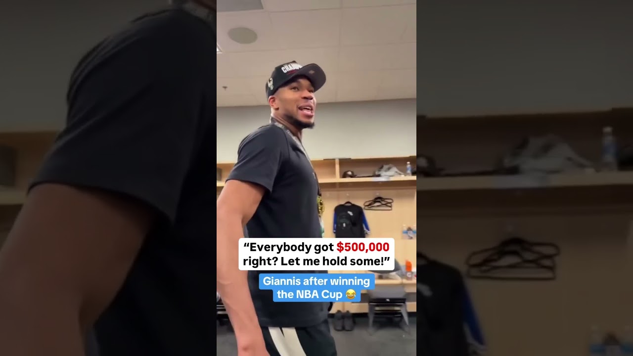 Giannis is too funny 🤣🤑