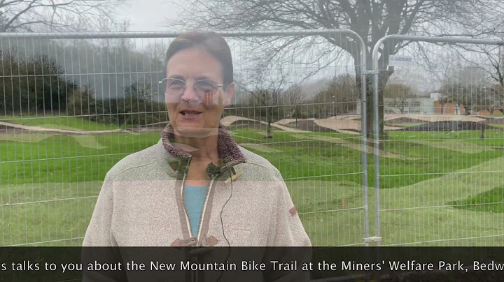 Cllr Sue Markham talks about the New Mountain Bike...
