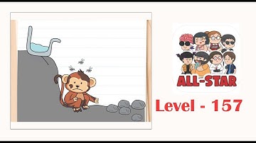 Brain test all star level 157 Wash this dirty monkey.