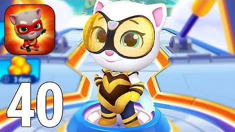 Talking Tom Hero Dash Gameplay Walkthrough Part 40 - Queen Bee Angela [iOS/Android Games]