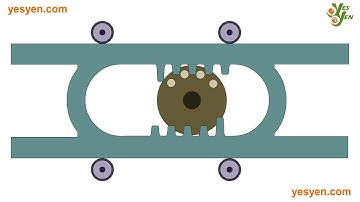 507 Mechanical Movements - No: 199 - Mangle Rack with its Lantern Pinion