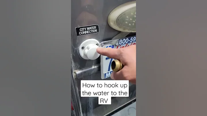 🚰How to hook up the water in your RV at the campsite