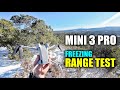 DJI Mini 3 Pro Range Test in Freezing Temps - How Far Will It GO!?