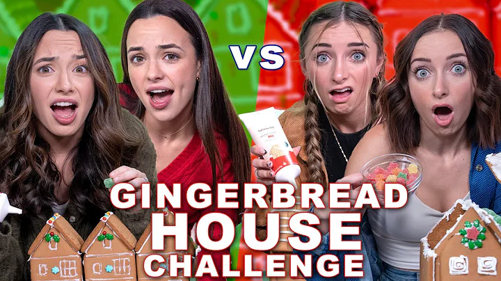 Twin Telepathy Gingerbread House challenge with Br...