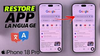 How To Change App Language Back To Default On iPhone 18 Pro / 18 Pro Max
