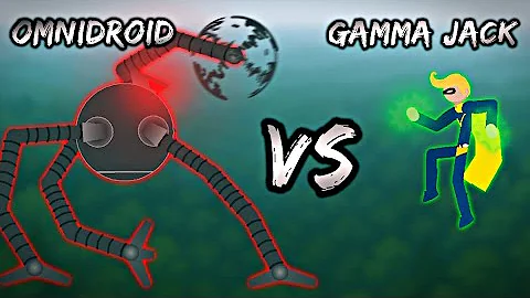 Gamma Jack vs Omnidroid - stick nodes animation 