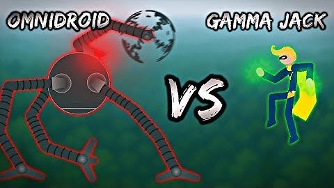 Gamma Jack vs Omnidroid - stick nodes animation 