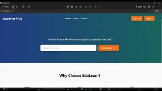 E-Learning Platform: Part 1 - Navbar with ReactJS & Tailwind CSS