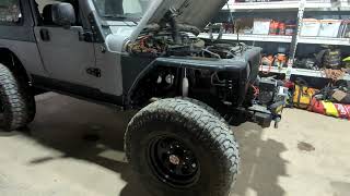 2006 Jeep Wrangler LJ build, initial build on full width axles.
