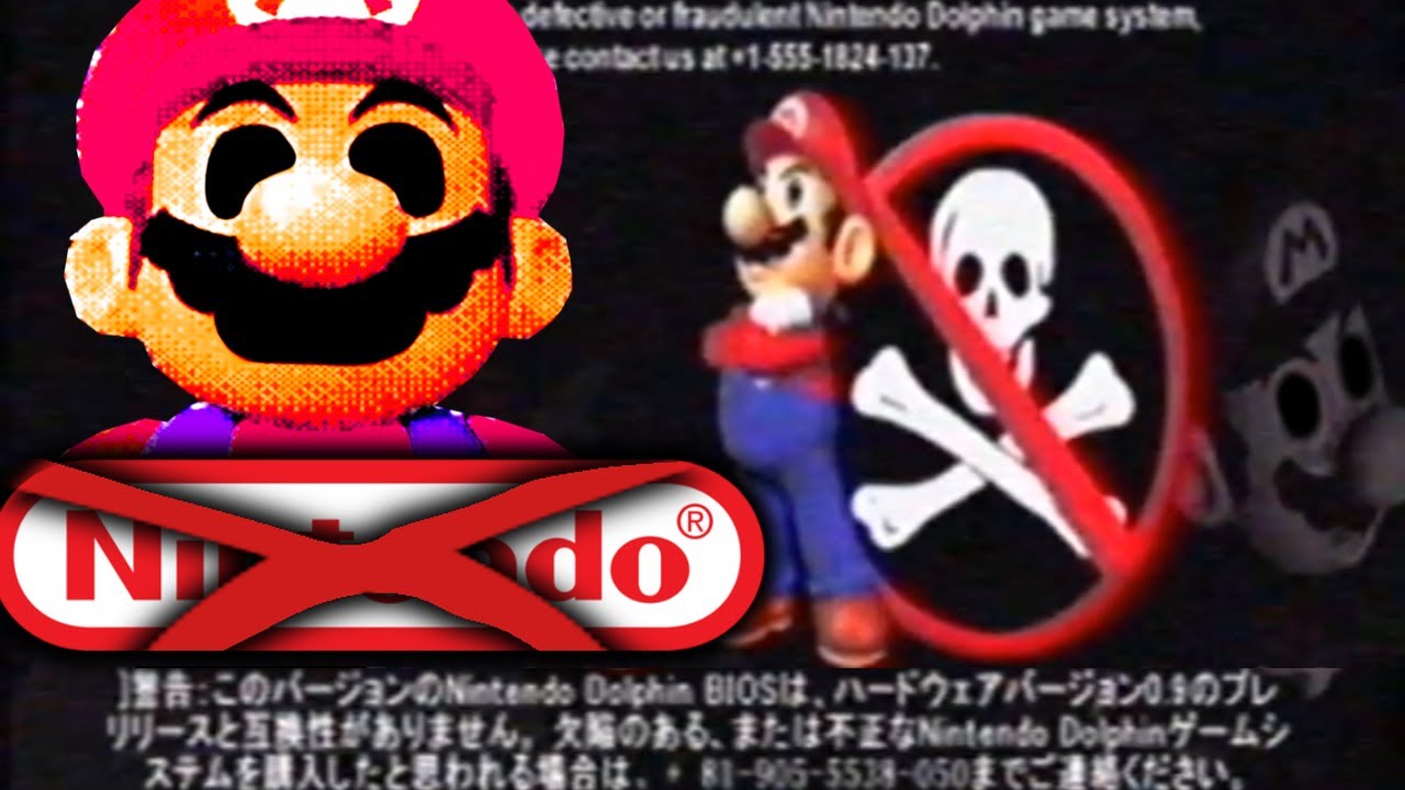 Nintendo Needs to Chill...THE SCARIEST ANTI PIRACY SCREENS EVER MADE