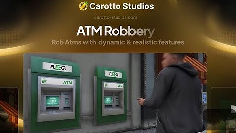FiveM ATM Robbery Script | Carotto Studios (ESX/QB/QBOX)