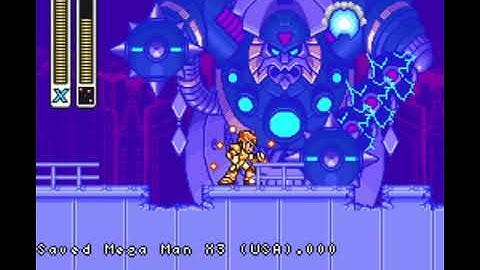 Mega Man X3 Zero project, Gold Max Armour X gameplay part 1