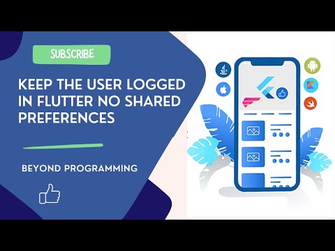 Keep the user logged in Flutter without Shared Preferences | Flutter Auth