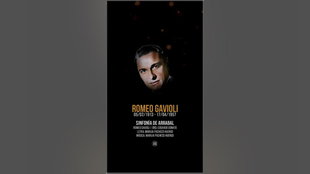 Sinfonía de arrabal - Romeo Gavioli | Orq. Edgardo Donato. A 111 años de su nacimiento #Tango #Gotan